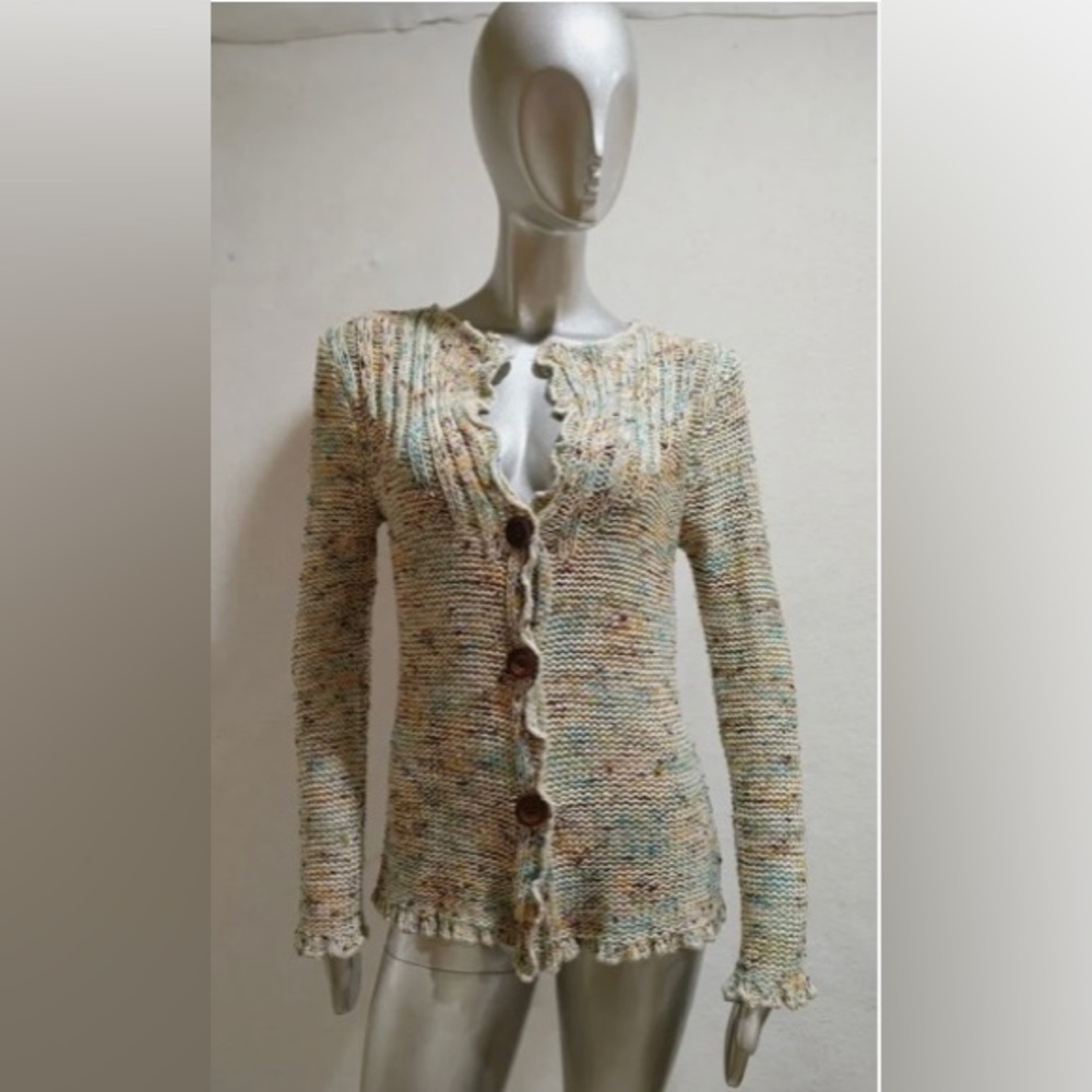 BCBGMaxazria Long Sleeve Button-Down Knitted Sweater
Jacket/Cardigan